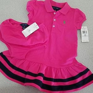 Dress with diaper cover